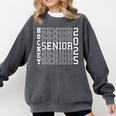 Hockey Senior Night Hockey Senior 2025 Graduation 38 Comfort Colors Sweatshirt Pepper