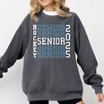 Hockey Senior Night Hockey Senior 2025 Graduation 50 Comfort Colors Sweatshirt Pepper