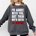 Humor Sarcastic Introvert Quote I'd Agree With You Comfort Colors Sweatshirt Pepper Humor Sarcastic Introvert Quote I'd Agree With You Comfort Colors Sweatshirt Pepper