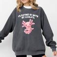 Id Rather Be With My Axolotl Salamander Introvert Raglan Baseball Tee Comfort Colors Sweatshirt Pepper Id Rather Be With My Axolotl Salamander Introvert Raglan Baseball Tee Comfort Colors Sweatshirt Pepper
