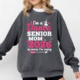 I'm A Dance Senior Mom 2026 Of Course I'm Crying Graduation Comfort Colors Sweatshirt Pepper