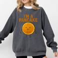 I’m a Pancake Meme For Nostalgia And Sci-Fi Fan Comfort Colors Sweatshirt Pepper