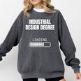 Industrial Degree Loading Student Graduation Comfort Colors Sweatshirt Pepper