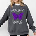 Introvert Antisocial Butterfly For Women Men Comfort Colors Sweatshirt Pepper