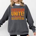 Introvert Antisocial Sarcasm Introverts Unite Anti Social Comfort Colors Sweatshirt Pepper