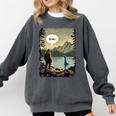 Introvert Bigfoot Sasquatch Loch Ness Monster Bruh Comfort Colors Sweatshirt Pepper Introvert Bigfoot Sasquatch Loch Ness Monster Bruh Comfort Colors Sweatshirt Pepper