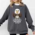 Introvert Eagle And Coffee Lovers Comfort Colors Sweatshirt Pepper Introvert Eagle And Coffee Lovers Comfort Colors Sweatshirt Pepper