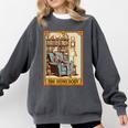 Introvert Homebody Awkward Skeleton The Homebody Tarot Card Comfort Colors Sweatshirt Pepper Introvert Homebody Awkward Skeleton The Homebody Tarot Card Comfort Colors Sweatshirt Pepper
