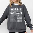 Introvert Label Antisocial Loner Socially Awkward Comfort Colors Sweatshirt Pepper Introvert Label Antisocial Loner Socially Awkward Comfort Colors Sweatshirt Pepper