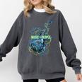 Introvert Music Lover Electric Guitar Rock Comfort Colors Sweatshirt Pepper