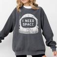 Introvert Space Helmet I Need Space Men Women Comfort Colors Sweatshirt Pepper Introvert Space Helmet I Need Space Men Women Comfort Colors Sweatshirt Pepper