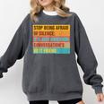 Introvert Stop Being Afraid Of Silence Just Awkward Comfort Colors Sweatshirt Pepper Introvert Stop Being Afraid Of Silence Just Awkward Comfort Colors Sweatshirt Pepper