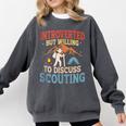 Introvert's Scouting Passion Comfort Colors Sweatshirt Pepper Introvert's Scouting Passion Comfort Colors Sweatshirt Pepper