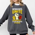 Introverts Unite Introvert Antisocial Anti Social Comfort Colors Sweatshirt Pepper Introverts Unite Introvert Antisocial Anti Social Comfort Colors Sweatshirt Pepper