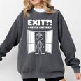 Irony Sarcasm Introvert Dry Humor Comic Cartoon Geek Nerd Comfort Colors Sweatshirt Pepper Irony Sarcasm Introvert Dry Humor Comic Cartoon Geek Nerd Comfort Colors Sweatshirt Pepper