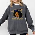 Its Doctor Actually Graduation Healthcare Afro Women Comfort Colors Sweatshirt Pepper