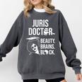Juris Doctor Of Jurisprudence Law School Graduation Comfort Colors Sweatshirt Pepper
