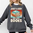 Just A Boy Who Loves Books Reading Bookworm Boys Kids Comfort Colors Sweatshirt Pepper Just A Boy Who Loves Books Reading Bookworm Boys Kids Comfort Colors Sweatshirt Pepper