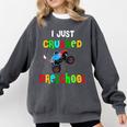 I Just Crushed Preschool Monster Graduation Comfort Colors Sweatshirt Pepper