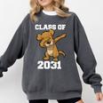 Kids Class Of 2031 Shirt Graduation Dabbing Dog Shirt Comfort Colors Sweatshirt Pepper