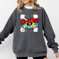Kids Ka-Pow 2 Years Old Kids 2nd Birthday Comic Book Super Hero Comfort Colors Sweatshirt Pepper Kids Ka-Pow 2 Years Old Kids 2nd Birthday Comic Book Super Hero Comfort Colors Sweatshirt Pepper