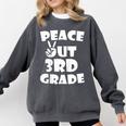 Kids Kids Peace Out 3Rd Grade For Graduation Comfort Colors Sweatshirt Pepper
