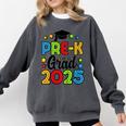 Kids Pre-K Grad 2025 Preschool Prek Graduation Comfort Colors Sweatshirt Pepper