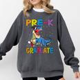 Kids Pre-K Graduate Dinosaur T-Rex Pre Kindergarten Graduation Comfort Colors Sweatshirt Pepper