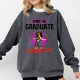 Kids Pre K Graduation Flossing Girl Nailed It Graduate Girls Comfort Colors Sweatshirt Pepper