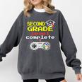 Kids Second Grade Graduation Video Game Shirt Comfort Colors Sweatshirt Pepper