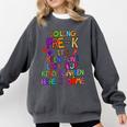 Kids So Long Kindergarten Here I Come Pre-K Graduation Graduate Comfort Colors Sweatshirt Pepper