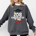 Kindergarten 2018 NAILED IT Graduation Graduate Comfort Colors Sweatshirt Pepper