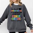 Kindergarten Graduation Graduate 1st Grade Here I Come Kids Comfort Colors Sweatshirt Pepper
