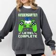 Kindergarten Graduation Level Complete Gamer Class 2024 Kids Comfort Colors Sweatshirt Pepper