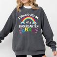 Kindergarten Graduation Proud Mom Son Daughter Comfort Colors Sweatshirt Pepper