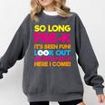 Last Day Pre-K Kindergarten Here I Come Graduation T-Shirt Comfort Colors Sweatshirt Pepper