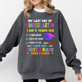 Last Days Of Kindergarten Graduation 2025 Graduate Boys Girl Comfort Colors Sweatshirt Pepper