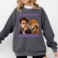 Let's Overthink Everything Shirt Antisocial Introvert Comfort Colors Sweatshirt Pepper
