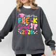 Little Miss Pre-K Grad 2026 Preschool Graduation Kids Girls Comfort Colors Sweatshirt Pepper