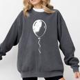 Lone Balloon Celebration Individualistic Introvert Party Comfort Colors Sweatshirt Pepper