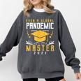 Master 2021 Graduation Graduate Masters Degree Comfort Colors Sweatshirt Pepper