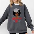Master Degree Graduation Gifts Black Girl Comfort Colors Sweatshirt Pepper