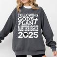 Masters Degree Graduation 2025 Christian MSW MPH MBA Comfort Colors Sweatshirt Pepper