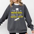 Masters Degree Graduation Men Women MSW MPH Premium Comfort Colors Sweatshirt Pepper