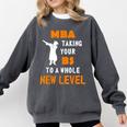 Masters Degree Graduation Shirt For MBA Grad Student Comfort Colors Sweatshirt Pepper