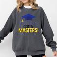 Masters Degree Proud Dad Graduation Shirt MBA Social Work Comfort Colors Sweatshirt Pepper