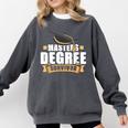 Masters Degree Survivor Graduation For MBA Graduate Comfort Colors Sweatshirt Pepper