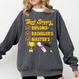 Master's Thesis Passed Goal Digger Master's Graduation Comfort Colors Sweatshirt Pepper