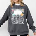 Matching Group Halloween Teacher Composition Book Notebook Comfort Colors Sweatshirt Pepper