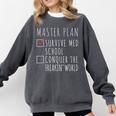 Med School Student Future Doctor Graduation Comfort Colors Sweatshirt Pepper